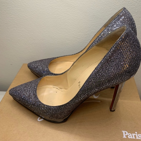 Christian Louboutin Pigalle Plato 120 Glitter - Picture 3 of 7